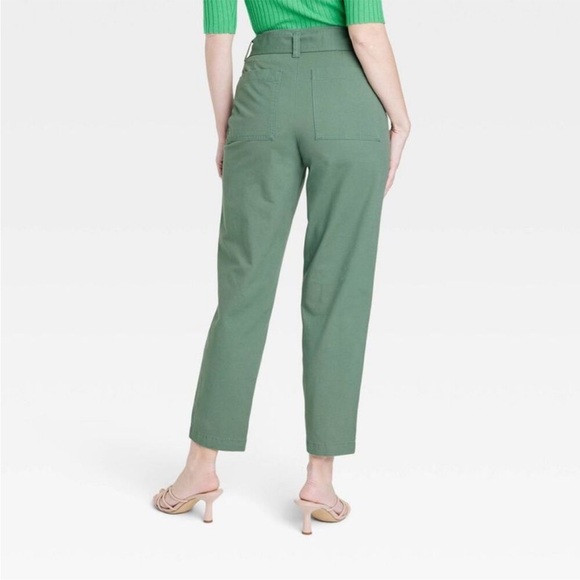 A New Day - A New Day Women's Tapered Casual High Rise Ankle L Olive - Picture 2 of 3